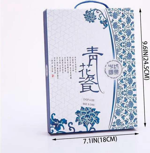 Alt view image 4 of 4 - 4 Pcs Elegant Oriental Inspiration Silverware Stainless Steel Chopsticks, Fork, Knife & Spoon Set In Gift Box