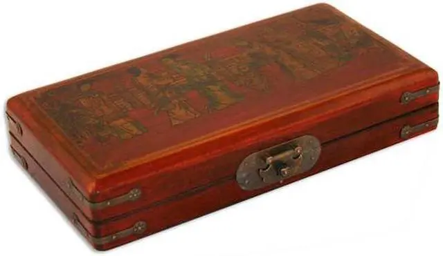 Alt view image 2 of 3 - Asian Home Vintage Chinese Wooden Bead Arithmetic Abacus W. Instruction