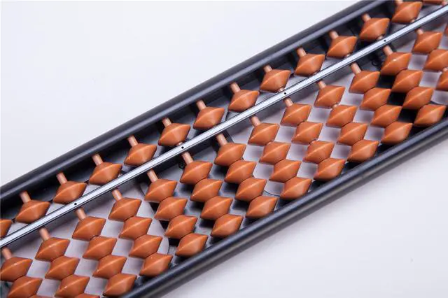 Alt view image 2 of 3 - THY COLLECTIBLES 13 Digit Rods Standard Abacus Soroban Chinese Japanese Calculator Counting Tool 8"