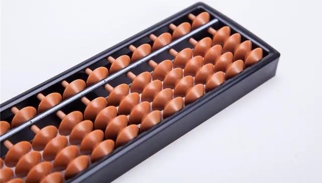 Alt view image 3 of 3 - THY COLLECTIBLES 13 Digit Rods Standard Abacus Soroban Chinese Japanese Calculator Counting Tool 8"