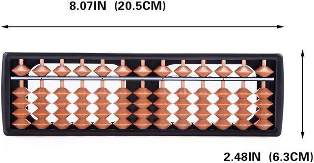 Main image of THY COLLECTIBLES 13 Digit Rods Standard Abacus Soroban Chinese Japanese Calculator Counting Tool 8"