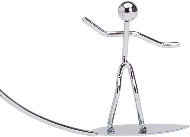 Alt view image 3 of 4 - THY COLLECTIBLES Kinetic Art Balance Toy - Physics Dynamic Motion Balancing Desk Toy Home Office Decoration Surfing