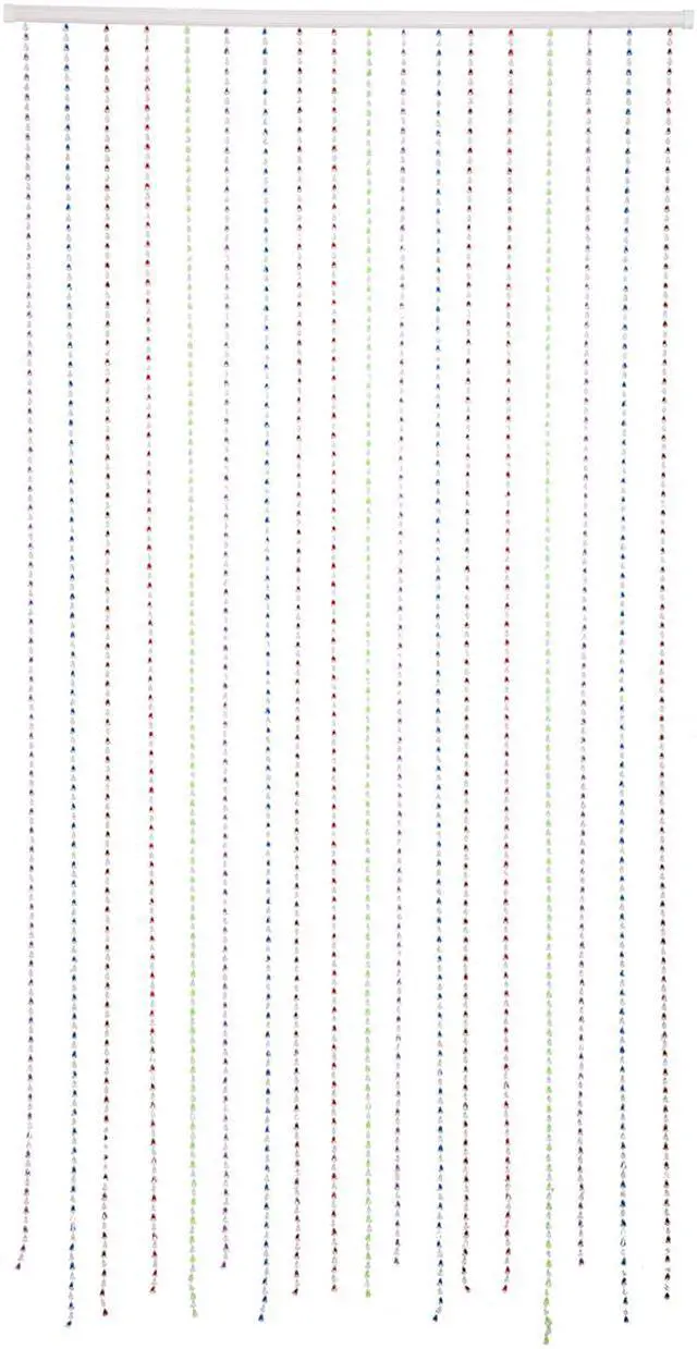 Main image of THY COLLECTIBLES Beautiful Home Decor Acrylic Beaded Curtain Door Screen Divider - Acrylic Rainbow Teardrop