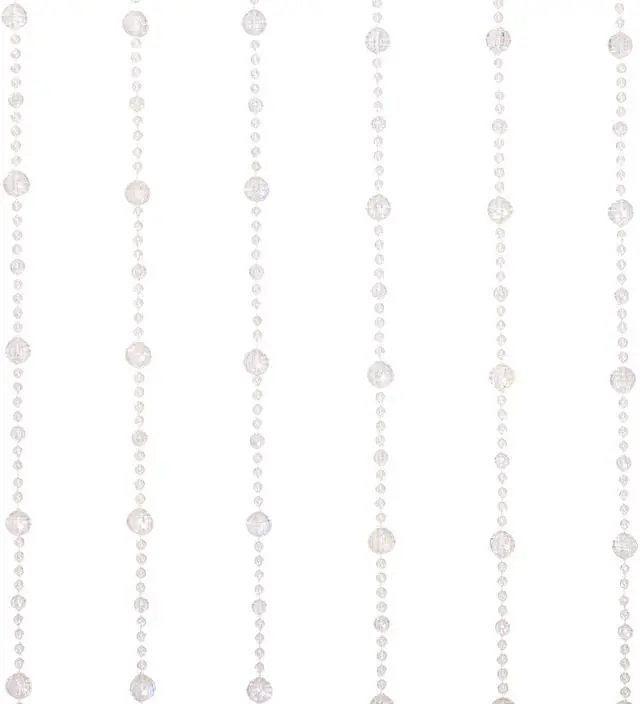 Alt view image 2 of 2 - THY COLLECTIBLES Beautiful Home Decor Acrylic Beaded Curtain Door Screen Divider - Silver Balls