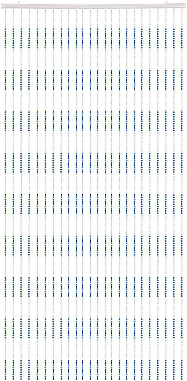 Main image of THY COLLECTIBLES Beautiful Home Decor Acrylic Beaded Curtain Door Screen Divider - Acrylic Blue