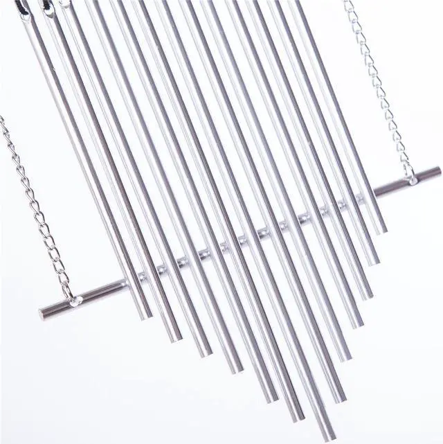 Alt view image 2 of 4 - THY COLLECTIBLES Hand Tuned Aluminum Feng Shui Wind Chime for Patio, Garden, Terrace and Balcony - Beautiful Outdoor Decor