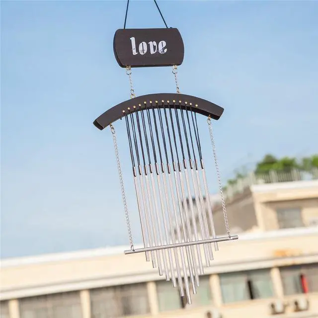 Alt view image 3 of 4 - THY COLLECTIBLES Hand Tuned Aluminum Feng Shui Wind Chime for Patio, Garden, Terrace and Balcony - Beautiful Outdoor Decor