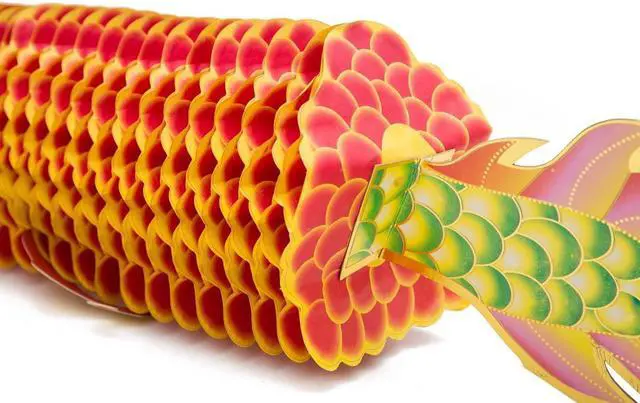 Alt view image 3 of 3 - THY COLLECTIBLES Chinese Decorative Dragon for Party, Festival Celebration Or Home Decor 47.5 in (120 cm)