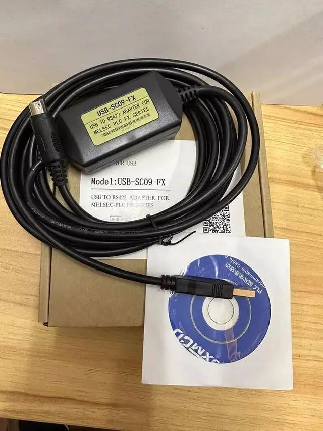 Alt view image 2 of 3 - For Mitsubishi PLC Cable USB-SC09-FX USB Download Cable FX3U FX2N Data Cable