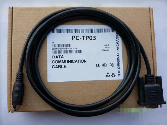Main image of For 1PC New Taian TP03 series PLC programming cable Download cable PC-TP03 rs232 ser