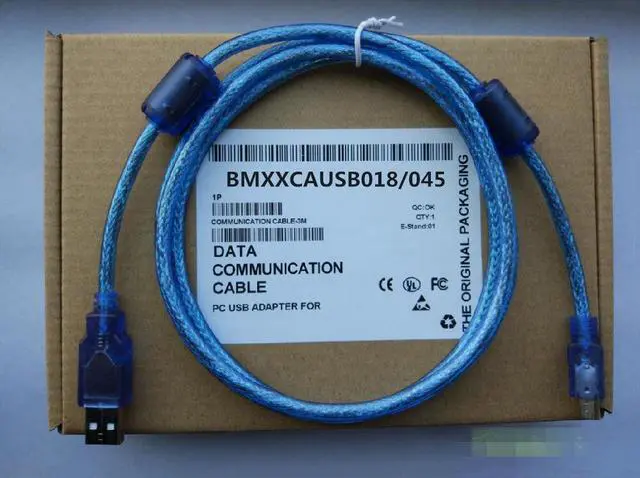 Main image of For 1PC New PLC M340/M221 download cable Programming cable BMXXCAUSB018/045
