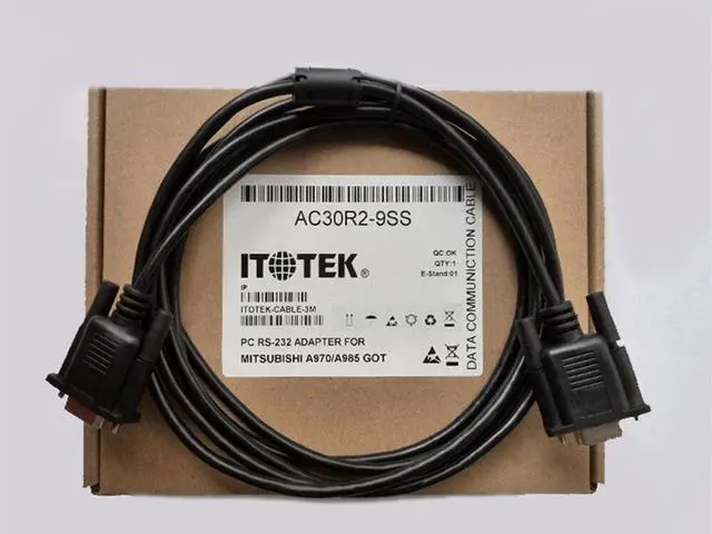 Main image of For 1PC New Mitsubishi touch screen programming cable Download Data cable AC30R2-9SS
