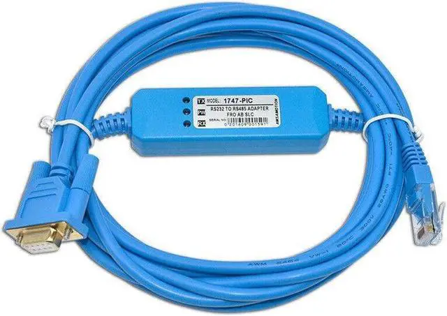Alt view image 2 of 5 - For AB SLC series PLC programming cable RS232 DH-485 interface 1747-PIC
