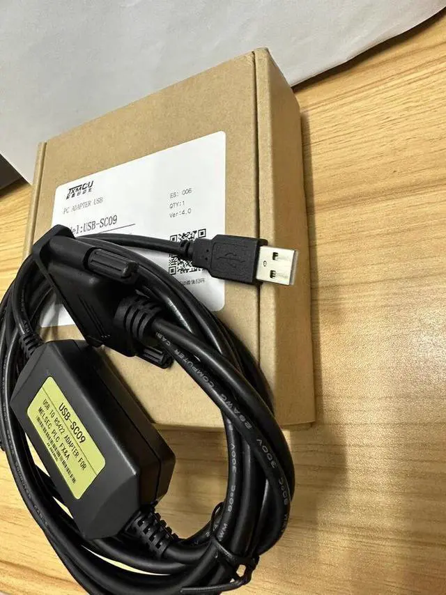 Alt view image 2 of 4 - For Mitsubishi FX1N/FX2N/FX1S/FX3U series PLC programming cable USB-SC09