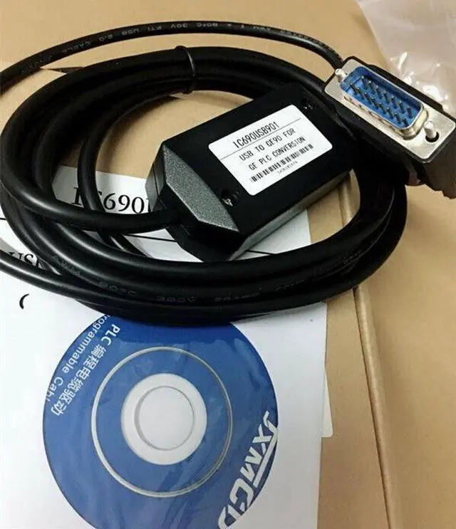 Alt view image 2 of 3 - For GE 90-70/90-30 series PLC programming cable download cable IC690USB901