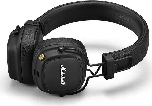 Alt view image 4 of 9 - Marshall - Major IV Bluetooth  Headphone with wireless charging - Black (1005773)