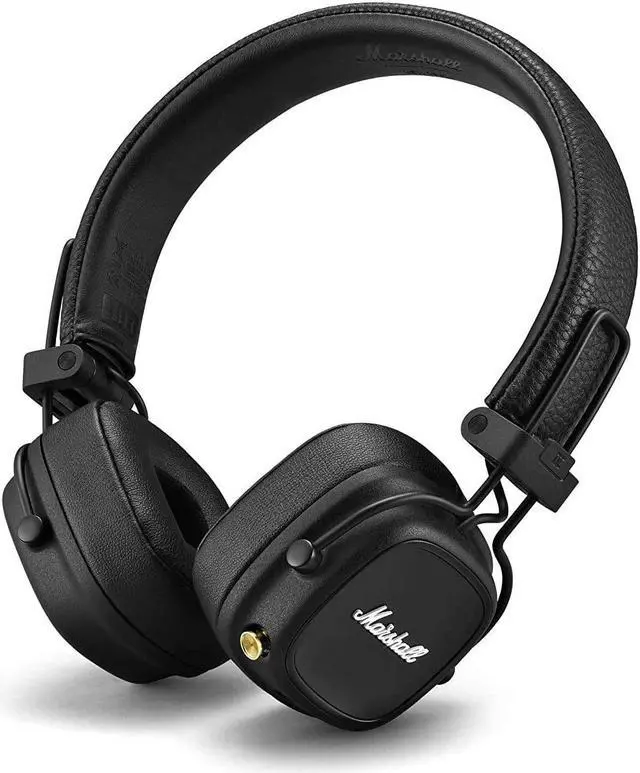 Alt view image 5 of 9 - Marshall - Major IV Bluetooth  Headphone with wireless charging - Black (1005773)