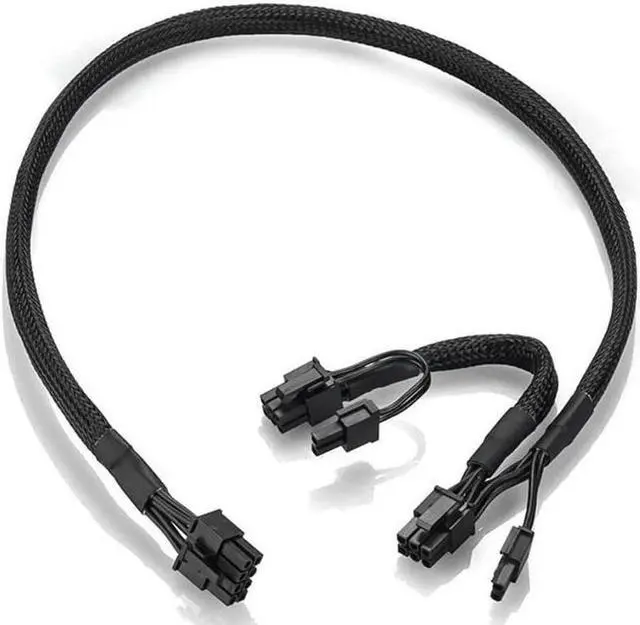 Alt view image 3 of 5 - PCI-E 8pin to Dual 8(6+2)Pin Power Supply Cable PCIe 8 Pin 1 to 2 Spliter ATX 8pin PSU to GPU PCIE 8Pin for RM1000 RM850 RM750 RM650 RM550 RM450