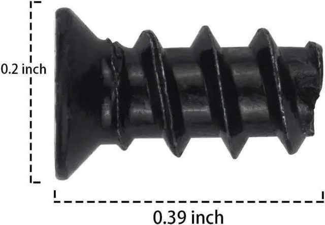 Alt view image 2 of 5 - (50 Pack) Black Computer Case Fan Screws