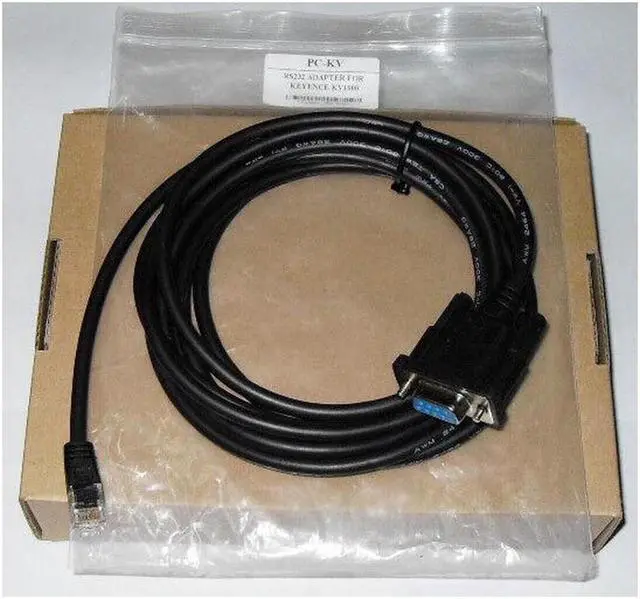 Alt view image 3 of 6 - For 1PC New KEYENCE KV series PLC programming cable Download cable PC-KV rs232 seria