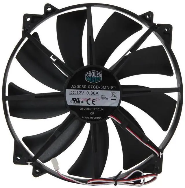Main image of For A20030-07CB-3MN-F1 DC 12V 0.30A 20CM 200X200X30mm 3-wire cooling fan