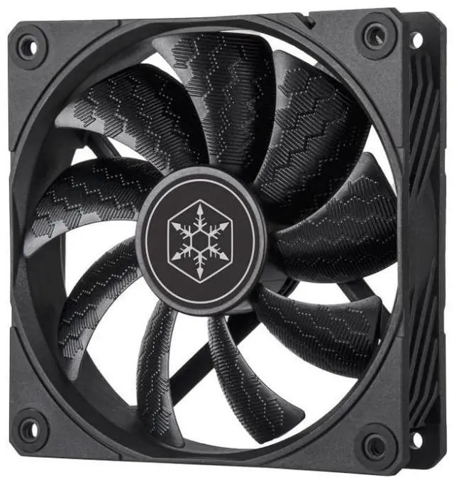 Main image of Shark Force 120 Performance Enhancement 120mm PWM Fan with Shark Skin Pattern Fan Blades, SST-SF120B, black