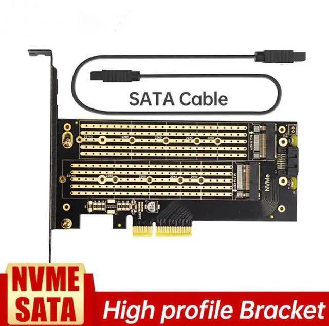 Main image of M.2 NVME SSD to PCIe 4.0 X4 Adapter Card with Copper Cooling Best Heatsink Upgrade for PC , PCIE GEN4 Full Speed 40Gbps