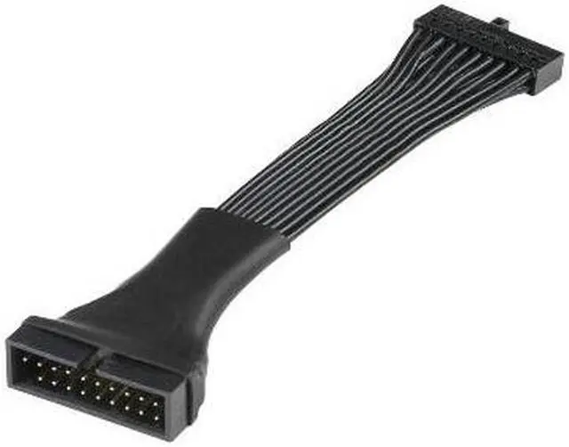 Alt view image 2 of 3 - USB 3.0 20-Pin Internal Header Male to Female extension Cable ,Low Profile USB 3.0 Header Extender Cable 6 Inches