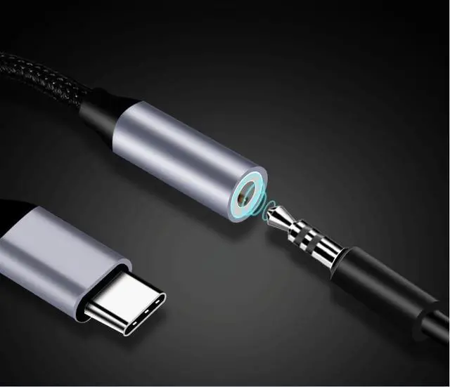 Alt view image 2 of 7 - USB Type C to 3.5mm Headphone Jack Adapter Audio Adapter USB C to Aux Dongle Cable Cord for iPhone 15 Plus/15 Pro Max Galaxy S23 S22 Ultra S20+ Note 20 10 Pixel 7 6 5 4 and More