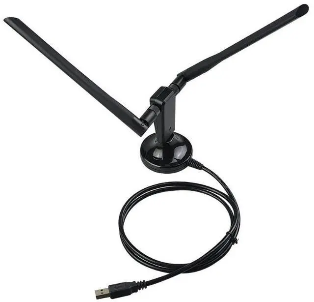 Alt view image 6 of 7 - 1x 1200M 11AC dual band wireless WIFI, with USB 3.0 WIFI Extension Cable External 2*3dBi Antenna