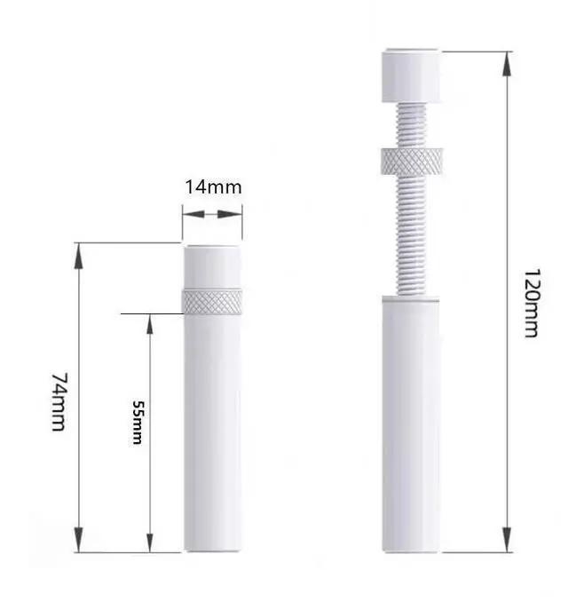 Main image of Graphics Card GPU Support Bracket, Adjustable Height GPU Sag Stand Bracket with Magnet and Non-Slip Sheet, GPU Holder for Prevent Universal VGA Graphics Card Sag - 74-120mm" -  white