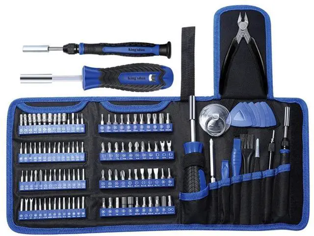 Main image of Professional computer repair kit, precision electronic 118 in 1 screwdriver set, suitable for mobile phones iPhonePCMacBook Small technical tools for repairing laptops, PS4, Xbox