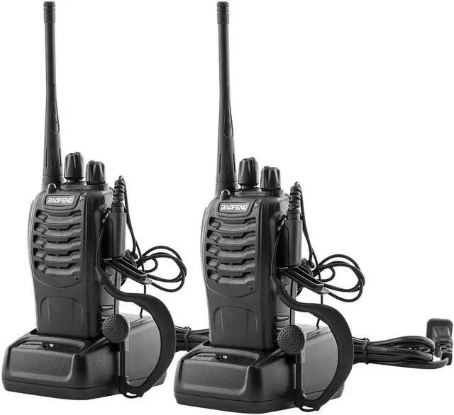 Main image of 2 Pcs BF-888S 5W 400-470MHz 16CH Two-way Ham Radio Handheld Walkie Talkie