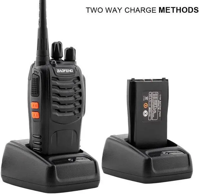 Alt view image 2 of 6 - 2 Pcs BF-888S 5W 400-470MHz 16CH Two-way Ham Radio Handheld Walkie Talkie