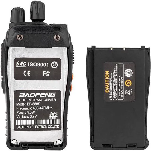Alt view image 5 of 6 - 2 Pcs BF-888S 5W 400-470MHz 16CH Two-way Ham Radio Handheld Walkie Talkie