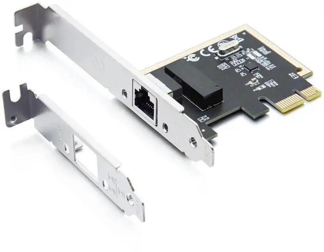 Main image of 1Gbps PCIE Gigabit Network Card, Realtek RTL8111H Chip Single RJ45 Port LAN Adapter, PCIe X1, AutoNegotiation 10/100/1000Mbps, Supports Windows/Linux/Mac