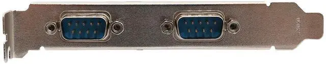 Alt view image 5 of 7 - 2Port Serial DB9 RS232 PCIe 1.0 x1 Network Adapter with LowProfile Bracket, Model SIPEX15055