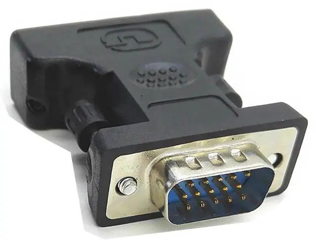 Main image of DVI 24+5 Female to VGA 15Pin Male Adapter Cable, Black F/M DigitaltoAnalog Video Converter