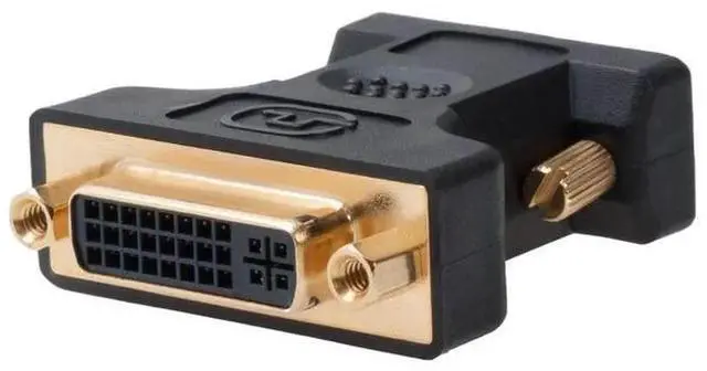Main image of 2Pack DVIA Female to VGA Male Adapter, Analog Video Connector for PC, Monitor & Display Devices
