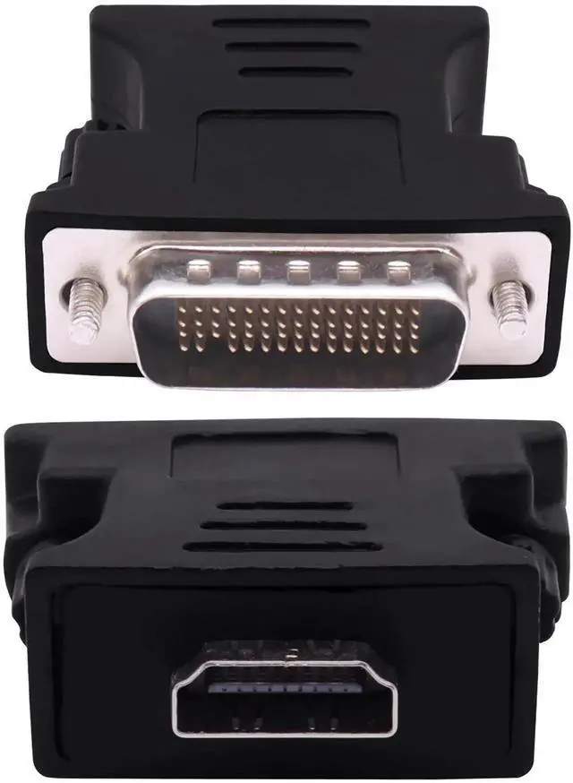 Alt view image 3 of 7 - DMS59 Pin to HDMI 1.4 Adapter, 59Pin DVI Male to HDMI Female Converter Connector for PC Desktop Graphics Card Computer Accessory