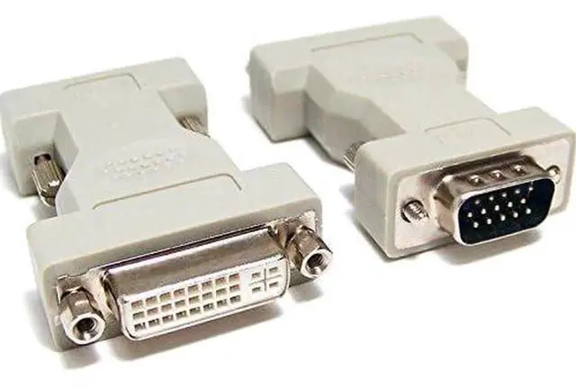 Alt view image 5 of 6 - DVII Female 24+5 Analog to VGA Male 15Pin Adapter Converter Connector