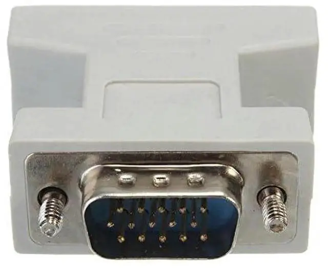Alt view image 2 of 6 - DVII Female 24+5 Analog to VGA Male 15Pin Adapter Converter Connector