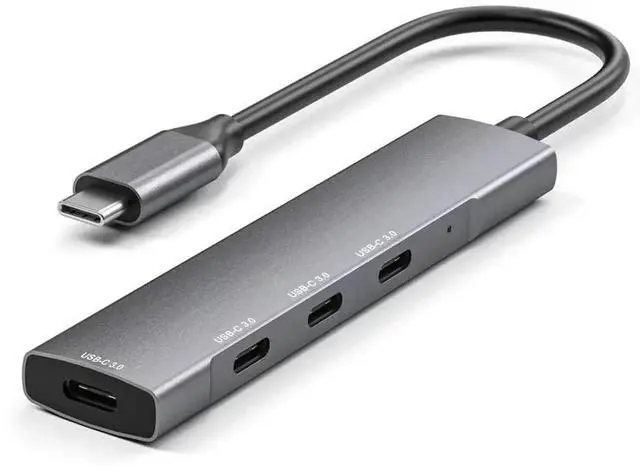 Main image of USBC 3.0 Hub, 4Port All5Gbps USBC to USBC Multiport Adapter, Portable TypeC Splitter Extender for MacBook Pro/Air, iPhone 15 Pro Max/16, Dell XPS, Google Chromebook, Laptops & More