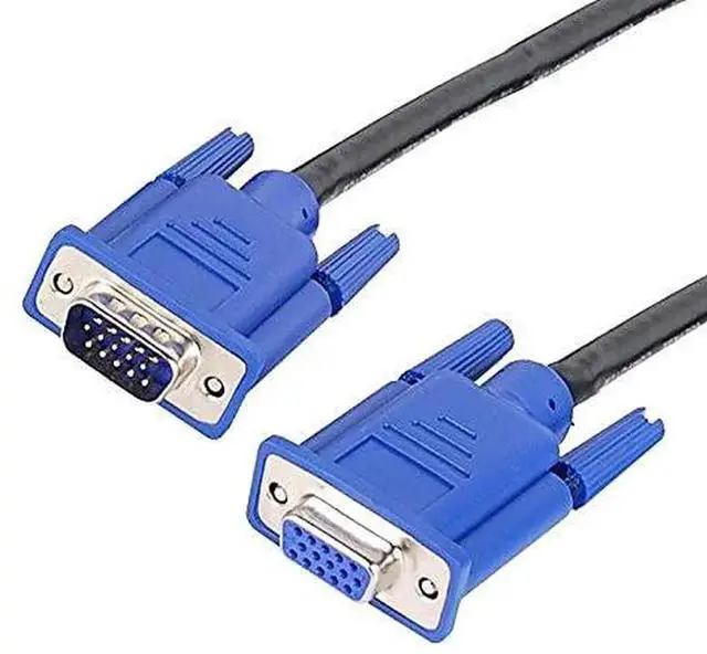 Main image of 6ft VGA Extension Cable, 15Pin Male to Female Cord for LCD TV & Monitor (NOT for Direct ComputertoMonitor/TV Connection)