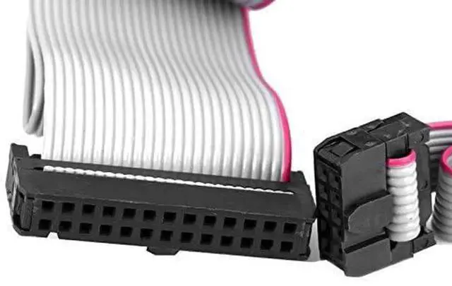Alt view image 6 of 6 - Motherboard DB25 Com Port Serial Parallel Header Cable Bracket Connection