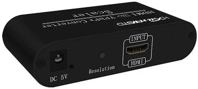 Alt view image 3 of 7 - HDMI to 1080P Component Video (YPbPr/RGB/5RCA) Scaler Converter Adapter with L/R Audio, Compatible with PS3, PS4, Bluray Player, DVD, Xbox & Notebook