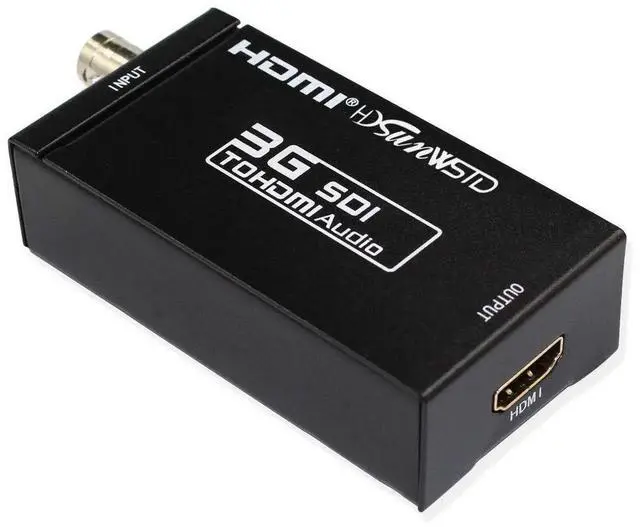 Alt view image 5 of 7 - Mini 3GSDI to HDMI Video Converter Adapter, Supports HDSDI & 3GSDI Signals, 720P/1080P Resolution