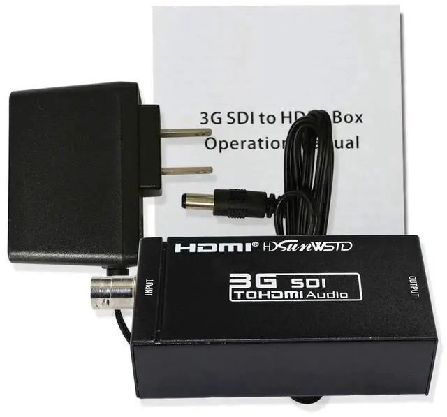 Alt view image 3 of 7 - Mini 3GSDI to HDMI Video Converter Adapter, Supports HDSDI & 3GSDI Signals, 720P/1080P Resolution