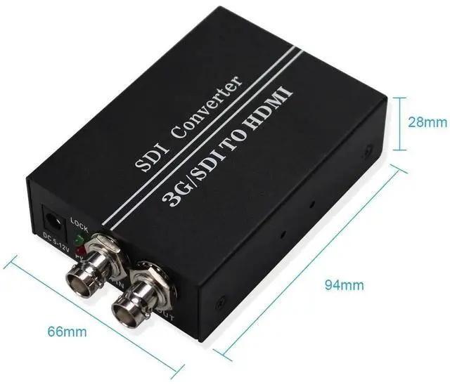 Alt view image 5 of 7 - SDI to HDMI Converter with SDI LoopOut, TopGrade Unit Supports SDSDI/HDSDI/3GSDI for Monitor AudioVideo Output