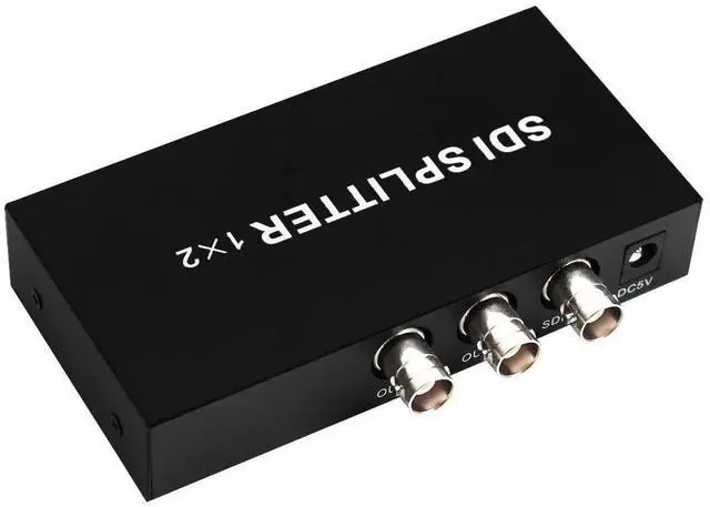 Alt view image 3 of 6 - 1x2 SDI Splitter, 1to2 Port Multimedia SDI Extender Adapter, Supports 1080P for TV, Projector, Monitor & Camera
